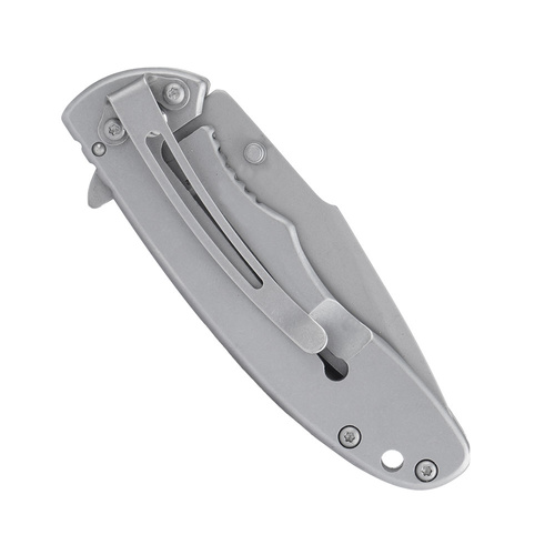 Smith&Wesson - Nóż składany Drop Point Silver/Black Handle - 1084306