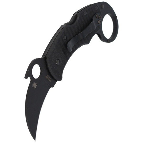 Spyderco - Nóż składany Karahawk™ G-10 All Black Karambit - C170GBBKP