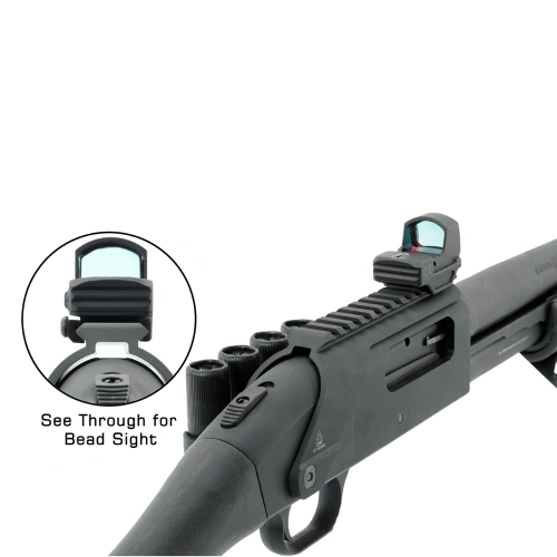 UTG - Szyna Picatinny Optic Mount dla Mossberga 500 & 590 z ładownicą na naboje - MT-MB590
