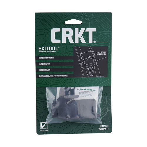 CRKT - Nóż ratunkowy Exitool - Czarny - 9031