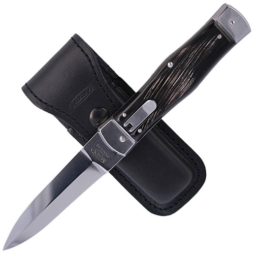 Mikov - Nóż sprężynowy Predator Buffalo Horn - Lever Lock - 241-NR-1/HAMMER