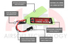 Arma Tech - Bateria AEG - LiPo - 7.4V 3300 mAh 35C [1]