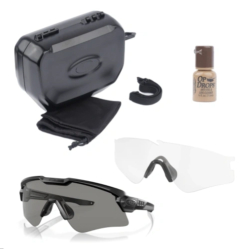 Oakley - Okulary ochronne SI Ballistic M Frame 3.0 - Normy balistyczne MIL PRF-31013/ANSI Z87.1 - Czarny - OO9146-3732