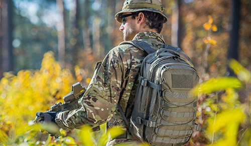 Helikon - Plecak taktyczny Raccoon Mk2 - MOLLE/PALS - Cordura - Tiger Stripe - PL-RC2-CD-62