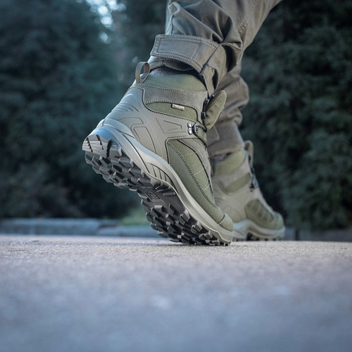 M-Tac - Buty taktyczne za kostkę jesienno-zimowe - Cordura - Ranger Green - 1JJ143/9TPLV