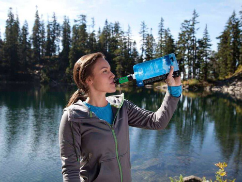 Sawyer - Filtr do wody Mini Water Filtration System - Zielony - SP101