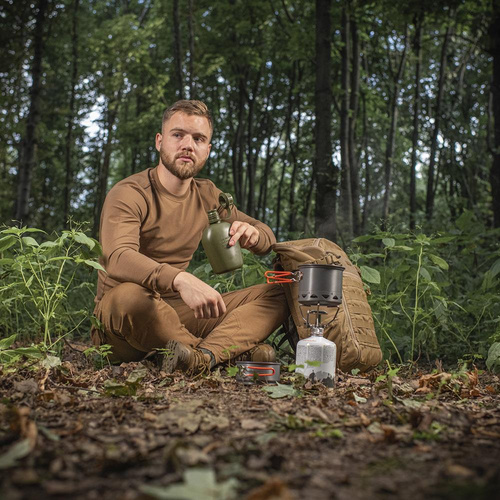 M-Tac - Menażka z radiatorem na kuchenkę gazową - Zielona - MTC-DM-FMC-217