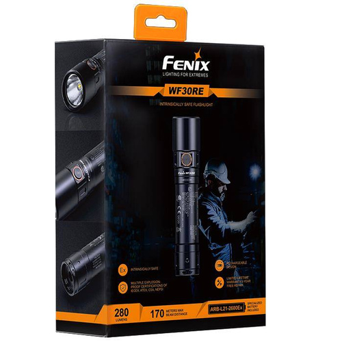 Fenix - Latarka LED z akumulatorem 2600 mAh - 280 lm - WF30RE
