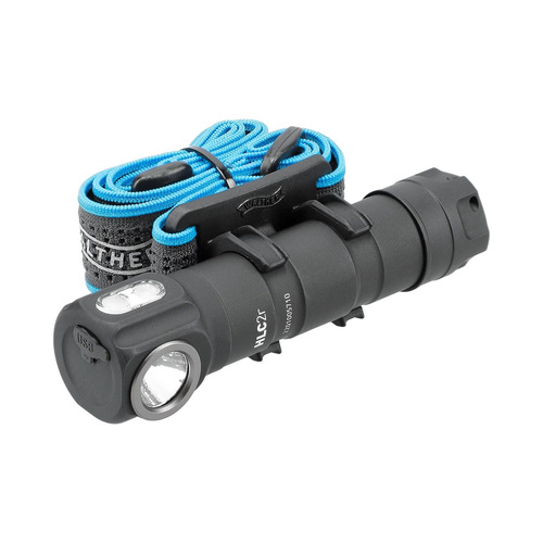 Walther - Latarka czołowa LED HLC2r - 1000 lm - Czarna - 3.7138