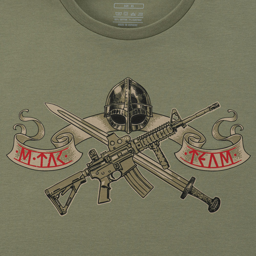 M-Tac - Koszulka Keep Calm - Bawełna - Zielony - 80079038
