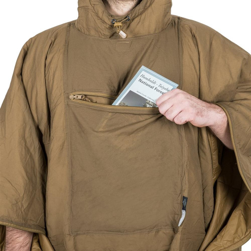 Helikon - Poncho ocieplane Swagman Roll - Windpack - Climashield - Earth Brown - PO-SMR-NL-0A
