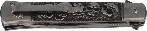 Herbertz Solingen - Nóż składany Italian Dagger Skulls - 584013
