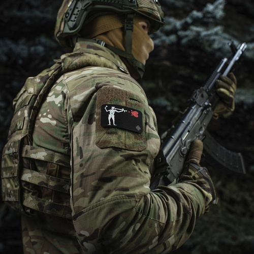 M-Tac - Naszywka Flaga Czarnobrody RPG-7 - Oxford - Czarna - 51483008