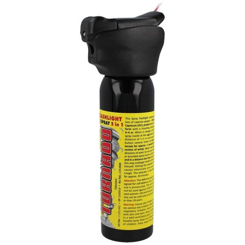 ESP - Gaz pieprzowy Police Tornado z latarką LED - 100 ml - Strumień - SFL-01-100