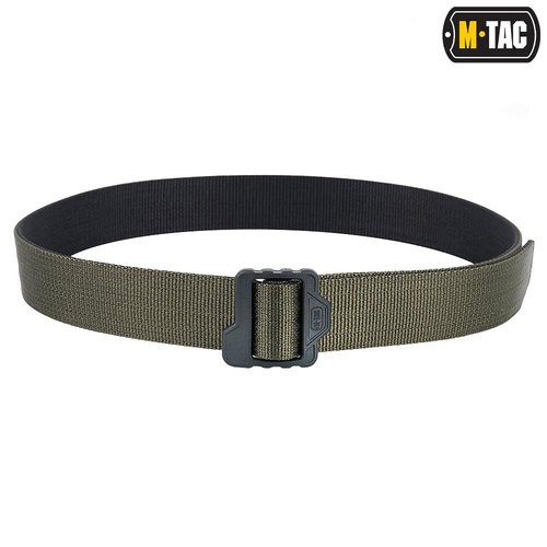 M-Tac -  Pas Double Duty Tactical Belt - Czarny / Oliwkowy - 10063802