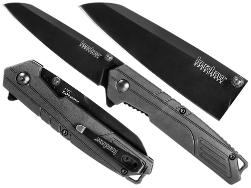 Kershaw - Nóż składany EDC - 8Cr13MoV - Szary / Czarny - 1367