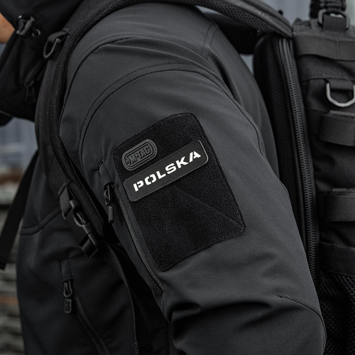 M-Tac - Naszywka - Polska 25х80 - Laser Cut Fluorescencyjna - Czarno/Biała - 51004202