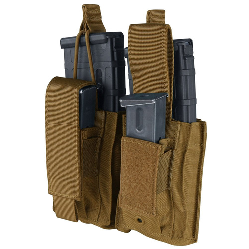 Condor - Ładownica Kangaroo Mag Pouch Gen II na magazynek AR-15 i pistoletowy - Podwójna - Coyote Brown - 191232-498