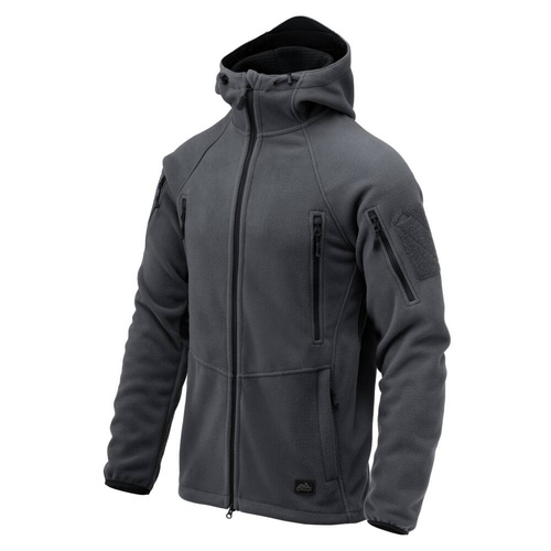 Helikon - Bluza polarowa Patriot Mk2 - Hybrid Fleece - Shadow Grey/Czarna - BL-PJ2-FH-3501A