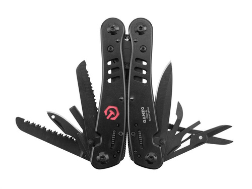 Multitool Ganzo G301-B z zestawem bitów - 11 narzędzi - G301-B