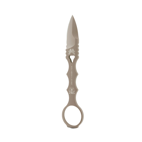 Benchmade - Nóż taktyczny Mini SOCP Dagger - Spear Point - 440C - Sand - 177SN