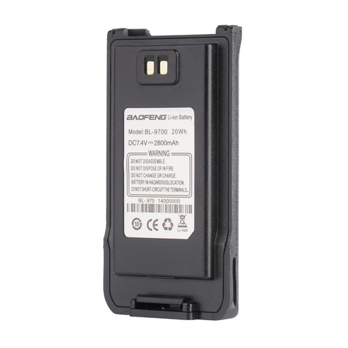 BaoFeng - Akumulator BL-9700 do radiotelefonu BF-A58 - 7,4 V - 2800 mAh - BL-970