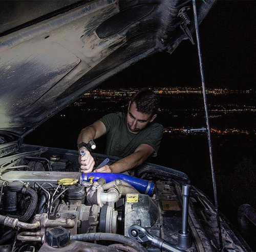 Fenix - Uchwyt na latarkę na nadgarstek - ALW-01