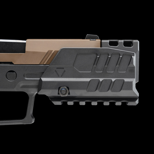 Strike Industries - Osłona wylotowa do pistoletu - SMC Alfa/Bravo - Czarny - SI-SMC-BS-S