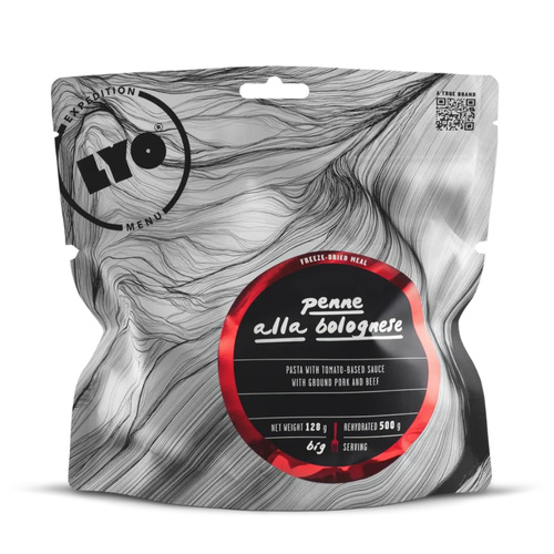 LyoFood - Liofilizowana racja żywnościowa Lyo Expedition - Makaron Penne a'la Bolognese - 500 g