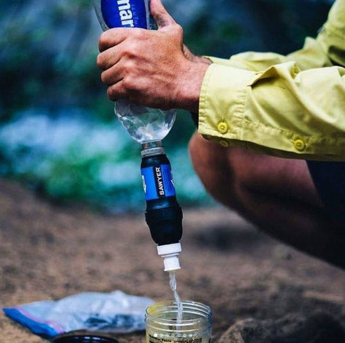 Sawyer - Filtr do wody Squeeze Water Filtration System - Niebieski - SP129