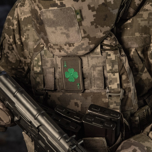 M-Tac - Naszywka Szczęśliwa Karta - Cordura 500D - Koniczyna - Ranger Green - 51391023