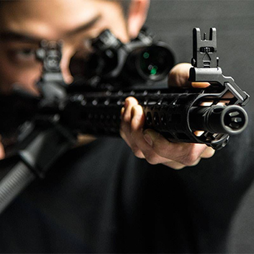 UTG - Muszka składana kątowa Accu-Sync® - Czarna - MT-745