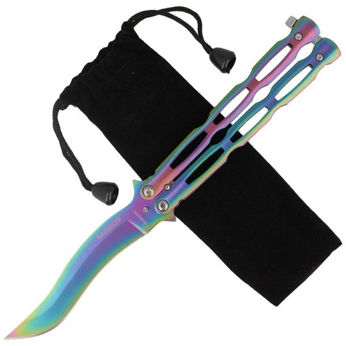 Martinez Albainox - Nóż motylkowy Balisong Rainbow - 36297