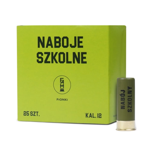 Amunicja szkolna treningowa FAM Pionki 12/70 28g - Box 25 szt. - NAB000026