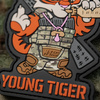 M-Tac - Naszywka Young Tiger - PVC - Pomarańczowa - 51506002