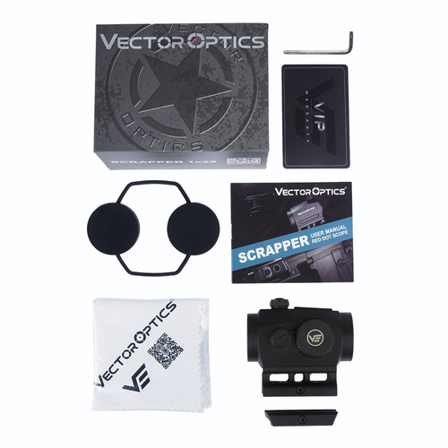 Vector Optics - Kolimator zamknięty Scrapper 1x29 - 2 MOA Direct Bulb - SCRD-47