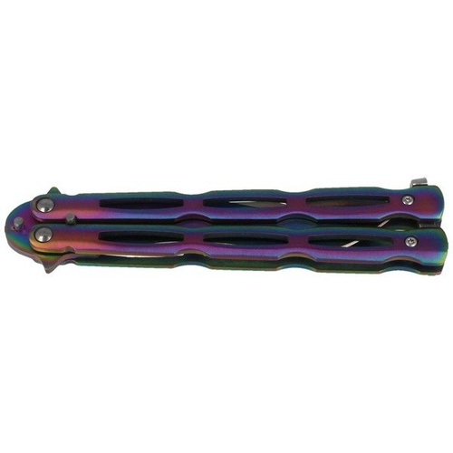 Martinez Albainox - Nóż motylkowy Balisong Rainbow - 36297