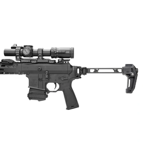 Strike Industries - Kolba składana FSA Single Folder - QD - Czarna - SI-FSA-S-STOCK