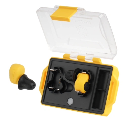 Earmor - Aktywne ochronniki słuchu M23T - NRR 25 dB - Bluetooth 6.0 - Żółty - M23T-AI-YE
