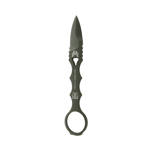 Benchmade - Nóż taktyczny Mini SOCP Dagger - Spear Point - 440C - OD Green - 177GN