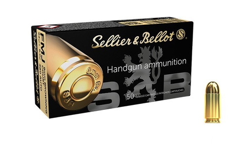 Amunicja Sellier&Bellot 9x17 Browning / .380 Auto FMJ 93 gr / 6.0 g - BOX 50 szt.