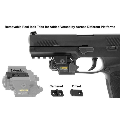 UTG - Celownik laserowy Leapers Ambidextrous Compact Green Laser - Czarny - SCP-LS279S-A