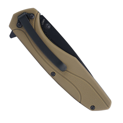 Smith&Wesson - Nóż składany Drop Point Nylon- Flat Dark Earth - 1084312