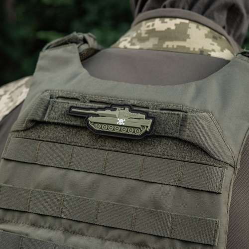 M-Tac - Naszywka Czołg - PVC 3D - Czaszka - Oliwkowy - 51338312