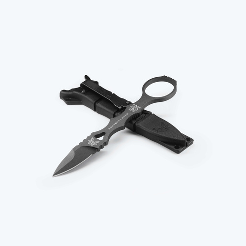 Benchmade - Nóż taktyczny Mini SOCP Dagger - Spear Point - 440C - Tungsten Gray - 177GY