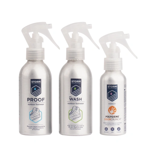 Storm - Zestaw do czyszczenia butów Footwear Care Kit - Pre Wash/Proofer/OdorCrunch - S57206