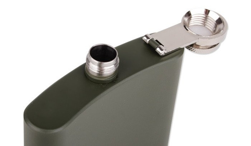 MFH - Piersiówka stalowa - 225 ml - Oliwkowy - 33275A