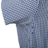 Helikon - Koszula Covert Concealed Carry Short Sleeve - Royal Blue Checkered - KO-CCS-CB-C4