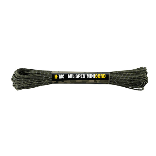 M-Tac - Paracord Minicord - 2 mm - Ranger Green Reflective