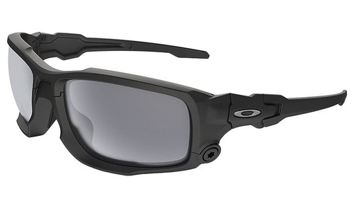 Oakley - Okulary balistyczne SI Ballistic Shocktube Matte Black - Grey - OO9329-01